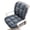 Checkered/Dark gray, variant on Chair Cushion Plush with Ties, Dorm Chair Cushion, Chair Cushions for Dorm Desk Chair, Chair Cushion Soft Seat Cushion, Soft Seat Cushion with Removable