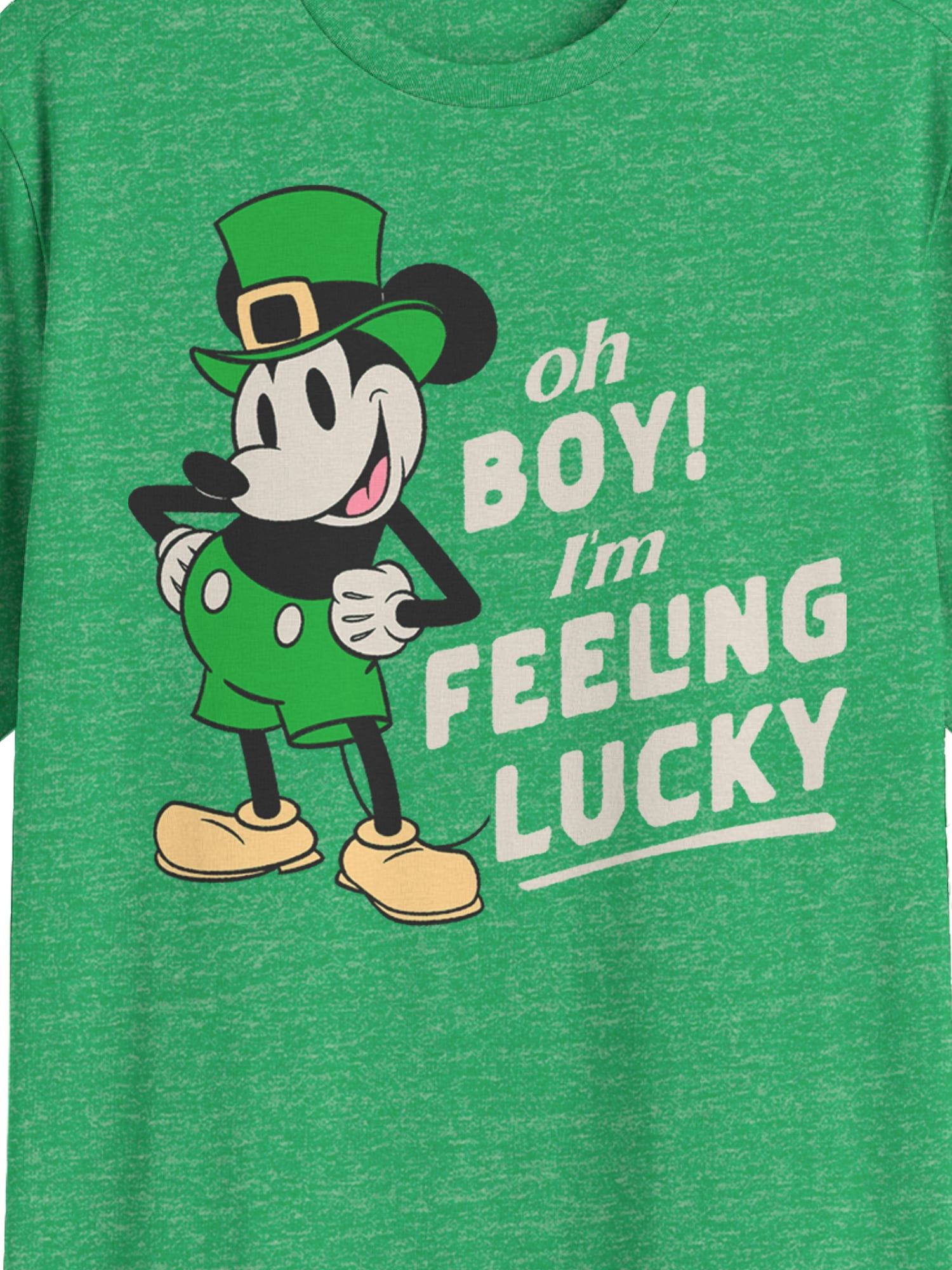 Disney, Men's & Big Men's St. Patrick's Day Graphic Tee, Mickey, Sizes S-3XL