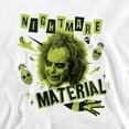 thumbnail image 2 of Beetlejuice Beetlejuice Nightmare Material Unisex Adult Crewneck Sweatshirt, White, 3X-Large, 2 of 4