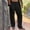 #455-Black, variant on Mens Casual Pants, Solid Color Fashion Design with Pocket, Cotton Linen Blend Fabric for Daily Wear and Outdoor Activities