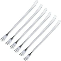ACDANC Long Handle Forks Stainless Steel Dessert Forks Fruits Pickles Forks Fancy Table Forks (6 Pcs)