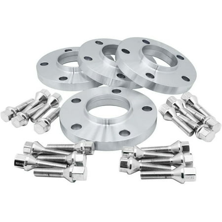 Hex Autoparts (4PCS) 20mm 5x120 Hubcentric Wheel Spacers Adapters with Bolts 72.6mm 12x1.5 Fits For BMW E28 E34 E36 E46 E90 E91 E60 330i 330xi