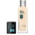 thumbnail image 2 of Base De Maquillaje Maybelline Fit Me Fps 22 Mate Tono 110 Porcelain, 2 of 3