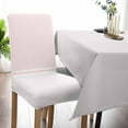 thumbnail image 5 of Chair Covers Pink Stripe Dining Chair Slipcovers Stripe Pink White Stretch Removable Chair Seat Protector Party Decoration Set of 1, 5 of 6
