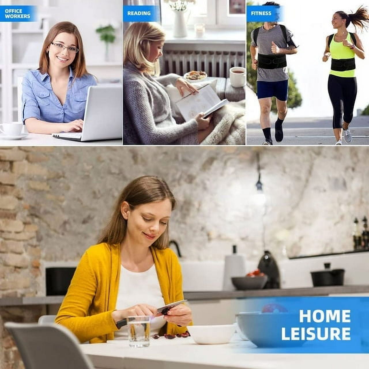 Aofit Posture Corrector Back Brace for Men and Women, New Version Lumbar Support for Posture Improving and Pain Relief