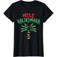 thumbnail image 1 of Camiseta de Mujer Navidad Hawaiana en Julio con Palmera y Mele Kalikimaka, 1 of 7