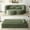 Green, variant on Eyisean 78"Convertible Floor Sleeper Sofa Bed, Modern 2 in 1 Full Size Foldable Mattress with 2 Pillows, Corduroy Boneless Couch with Deep Seat for Living Room, No Assembly Required