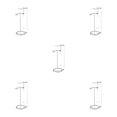 thumbnail image 3 of Yuarrent Soporte de sable de luz acrílico, fuerte capacidad de carga, sin rebabas, único con apariencia moderna, transparente Type2 NO2, 3 of 6