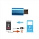 thumbnail image 5 of 2X Bloqueador de Datos USB C, Bloqueador de Datos USB C A C, Bloquea la Transferencia de Datos, el Robo de Datos para una Carga Segura, Color Azul., 5 of 5