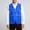 Blue, variant on Mens Mesh Vest Zipper Fishing Hiking Vest Lightweight Outdoor Vest for Men (Orange XXXL)