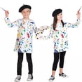 thumbnail image 2 of Disfraz de pintor blanco profesional para niños y niñas, traje con sombrero, para fiesta de carnaval y Halloween, 2 of 4
