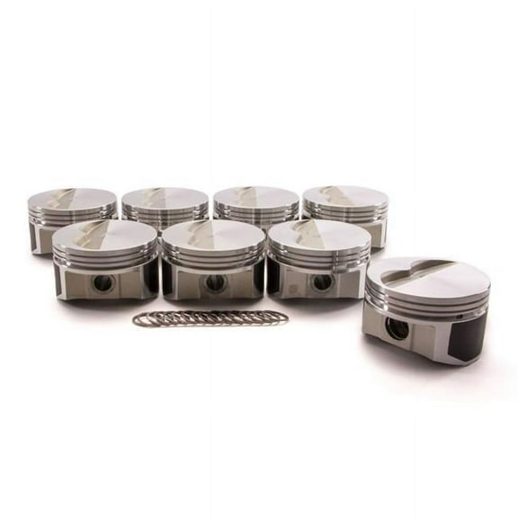 4.060 in. Bore -5cc Flat Top Piston Set for Small Block Chevy