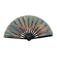 thumbnail image 2 of Aoyunhp Folding Fan,Holographic Folding Line Dance Fan Foldable Handheld Clacking Fans,Hand Held Folding Fan for Line Dancing Accessories,Hand Folding Fan,Handheld Fans Foldable 25.19"X12.99", 2 of 9