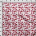 thumbnail image 4 of oneOone Cotton Cambric Pink Fabric Leaf With Abstract Texture Craft Projects Decor Fabric Printed By The Yard 42 Inch Wide, 4 of 5