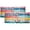 Pattern-1, variant on Nautical Anchor Valance Rod Pocket Window Curtain for Kitchen Beach Coastal Rustic Colorful Wooden Board Window Treatment Valance Curtains for Bathroom 54 by 18 in, 2 Panel