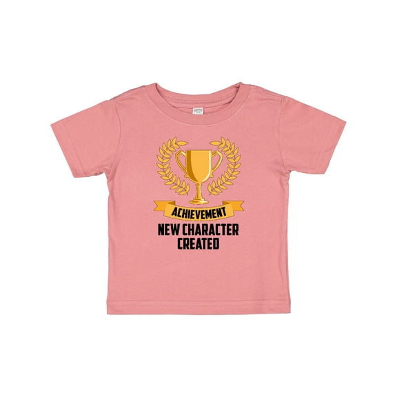 Inktastic Achievement Unlocked New Character Created Boys or Girls Baby T-Shirt