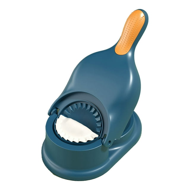 Máquina para hacer empanadillas de PP, manual, molde para hacer empanadillas, herramienta de bricolaje para el hogar, cocina, color azul