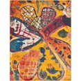 thumbnail image 2 of Rugs.com Haerfest Collection Rug – 8' x 10' Yellow Low Rug Perfect For Living Rooms, Large Dining Rooms, Open Floorplans, 2 of 6