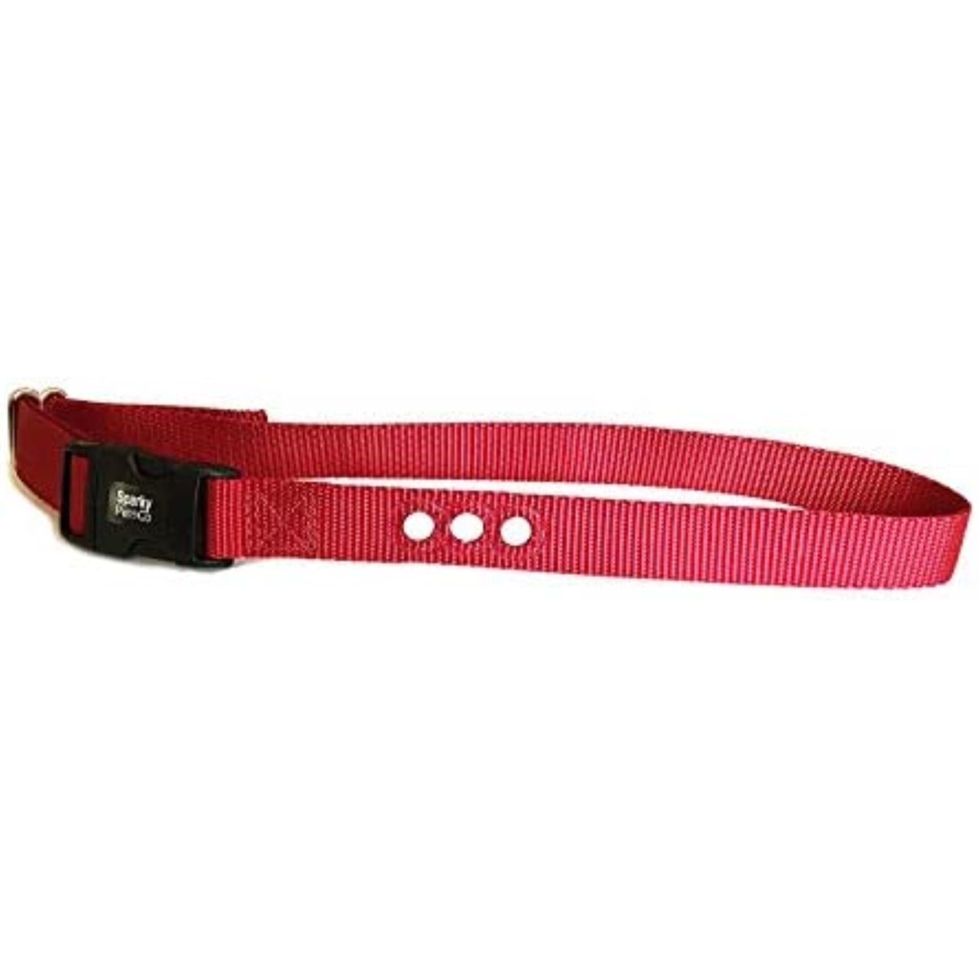 Grain Valley 1" Replacement Dog Collar Strap, Red