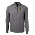 thumbnail image 2 of Men's Cutter & Buck Heather Black LAFC Big & Tall Adapt Eco Knit Quarter-Zip Top, 2 of 3