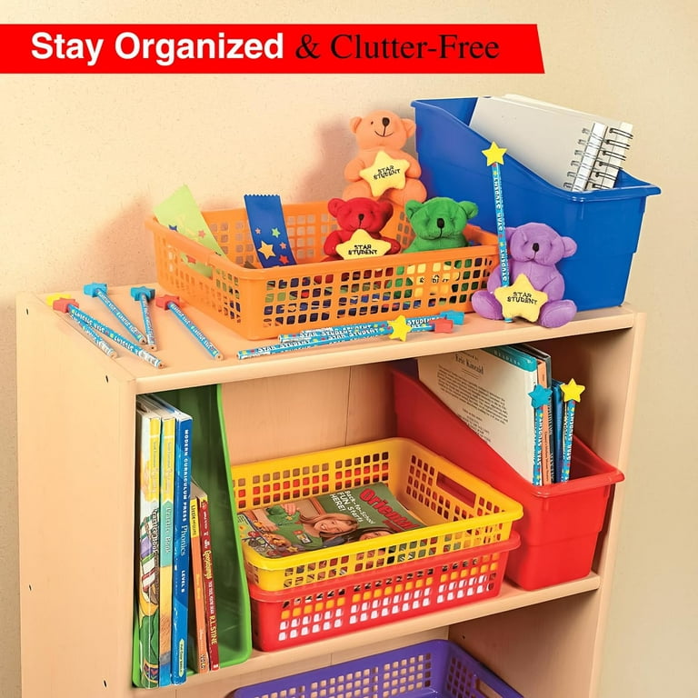 Classroom Storage Baskets with Handles - 6 Pc.