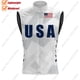 thumbnail image 2 of Chaleco cortavientos del equipo de EE. UU. 2024, chaleco de ciclismo de Estados Unidos a prueba de viento, maillot de ciclismo de carretera, ropa sin mangas, maillot de ciclismo de montaña, 2 of 4