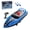 Blue - 2 Battery, variant on HJ821 RC Speedboat for Adults, 2.4GHz Dual-Propeller High-Speed RC Racing Boat with Lights, Electric Watercraft Model for Pool, Lake