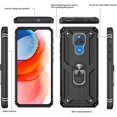 thumbnail image 3 of Funda Moto G Play 2021, funda Moto G Play con [paquete de 2] protector de pantalla de vidrio templado, cubierta protectora para teléfono [grado militar] con soporte para Mot, 3 of 5