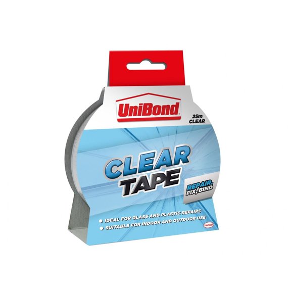 Unibond Transparent Repair Tape 50mm X 20m