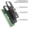 thumbnail image 5 of CoverON For Apple iPhone 14 Pro Max Phone Case, Credit Card slot Ring KickStand Rugged Cover Magnetic holder, Black, 5 of 9