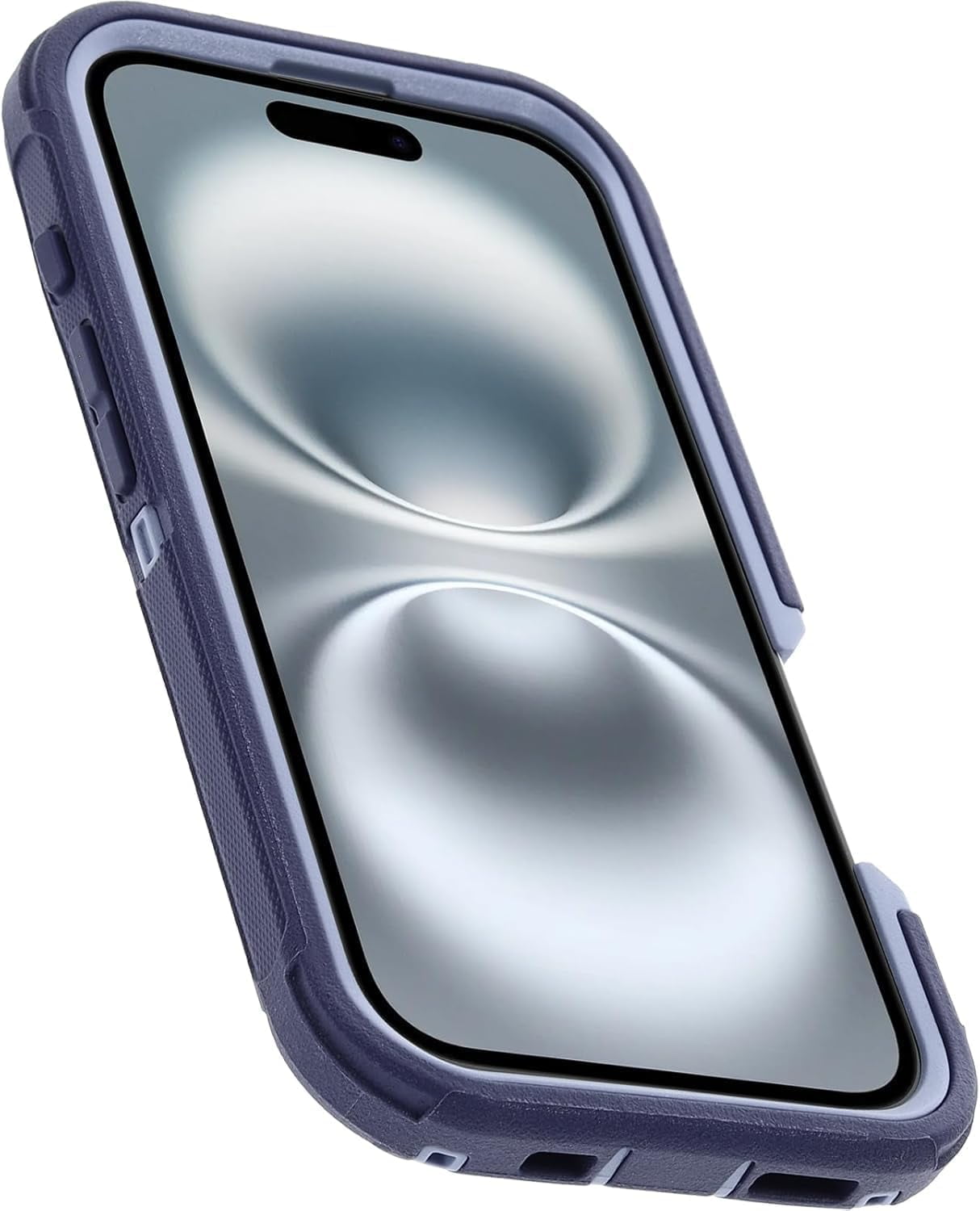 OtterBox iPhone 16 (Only) Defender Series MagSafe Case - Denver Dusk (Purple) - Holster Clip Included - Built-in Magnets - Screenless - Rugged & Durable - with Port Protection - Non-Retail Packaging