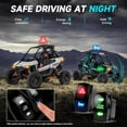 UTV Turn Signal Kit with 110dB Horn, Pre-Wired Plug & Play Universal ...