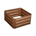 thumbnail image 6 of Ainfox Raised Metal Garden Bed,Corrugated Steel Planter For Flowers And Vegetables,Metallic Brown, 6 of 6