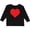 AB-Black, variant on Red Heart Boys or Girls Long Sleeve Toddler T-Shirt