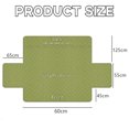 thumbnail image 5 of Funda para sillón reclinable acolchada de terciopelo con diseño de hojas de palma, antideslizante, súper suave, con correas elásticas para niños, perros y mascotas, 5 of 5