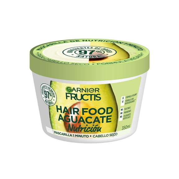 Mascarilla para cabello Garnier Fructis hair food aguacate cabello seco 350 ml