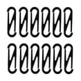 thumbnail image 2 of 100pcs Útil Gancho de cordón Clips a presión Cierre de langosta duradero para guantes Toallas, 2 of 5