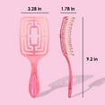 thumbnail image 3 of Candy Brush Detangling Hair Brush for Wet or Dry Hair, Vented Design and Ultra Soft-Nylon Detangler Hair Brush for All Hair Types, Colorful Wet Hair Brush for Women and Girl, Idea Gift, 3 of 7