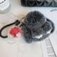 thumbnail image 3 of Llavero de conejito con una exquisita caja, llavero de conejito de peluche, hecho a mano, con pompón de conejito suave, para amigos, novias y familiares., 3 of 6