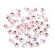thumbnail image 1 of 50pcs 12mm De Acrílico Sueltas Hechas Para Pulseras Collar Pendientes Accesorios Para Joyas, Agujero: 4 Mm, 1 of 7