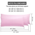 thumbnail image 7 of PiccoCasa Washed Microfiber Body Pillowcases Soft Envelope Light Pink 20"x60", 7 of 7