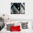 thumbnail image 5 of Orinice Penguin Hat Symbolism Fine Art Aesthetic Poster Print Wall Painting for Classroom Kitchen Office Decor 16x12in, 5 of 6
