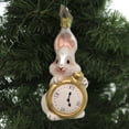 thumbnail image 3 of Bunny Time - One Ornament 4.5 Inch, Glass - Stop Watch Rabbit 10058S020, 3 of 3