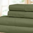 thumbnail image 3 of Superior Tierney Cotton Percale Deep Pocket Sheet Set, Full, Sage, 3 of 7