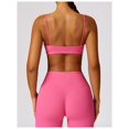 thumbnail image 2 of Sujetador deportivo con cuello cuadrado for mujer, tirantes finos, camisola acolchada, Yoga, espalda cuadrada inalámbrica, sujetador de entrenamiento, Top corto, 2 of 6