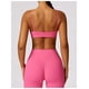 thumbnail image 2 of Sujetador deportivo con cuello cuadrado for mujer, tirantes finos, camisola acolchada, Yoga, espalda cuadrada inalámbrica, sujetador de entrenamiento, Top corto, 2 of 6