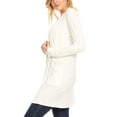 thumbnail image 3 of Women's Casual Long Sleeve Open Front Cardigan with Side Pockets, 3 of 4