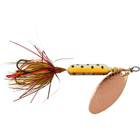 Yakima Worden's Original Rooster Tail Spinners Copper Tinsel Brown
