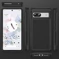 thumbnail image 6 of SaniMore for Google Pixel 7 Case Rubber, Heavy Duty Body Shockproof Bumper Cover Military Grade Anti-Scratch & Anti-Fingerprint Outdoor Rugged Case for Google Pixel 7 6.3" 2022, Black, 6 of 9