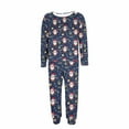 thumbnail image 4 of HOMBOM Christmas Pajamas for Women One Sets Sleepwear Soft Plus Size Nightwear Ladies Lounge Sets Long Sleeve Sets, 4 of 6